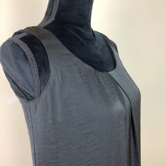 RUDSAK MAXI LONG BOHO RELAXED SILKY SLEVELESS DRESS - Picture 3 of 10